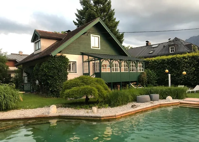 Tatil Evi Haus Mit Sauna Und Privatem Badeteich In Bei Salzburg Anif